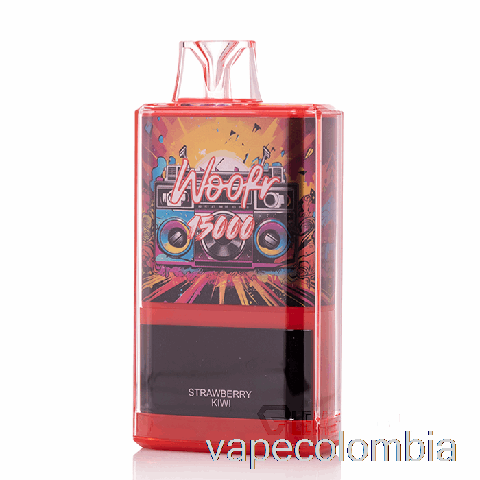 Kit Vape Completo Woofr 15000 Desechable Fresa Kiwi